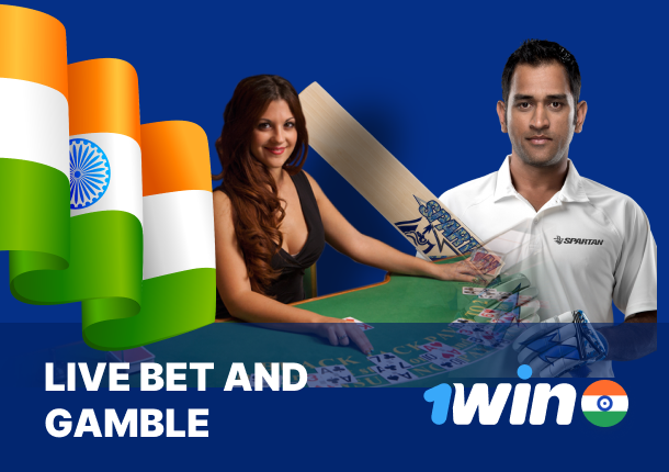 1Win live betting and online casino for players from India